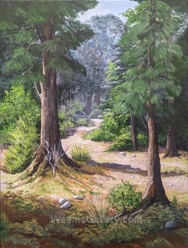 Forest Path by Sally McDevitt